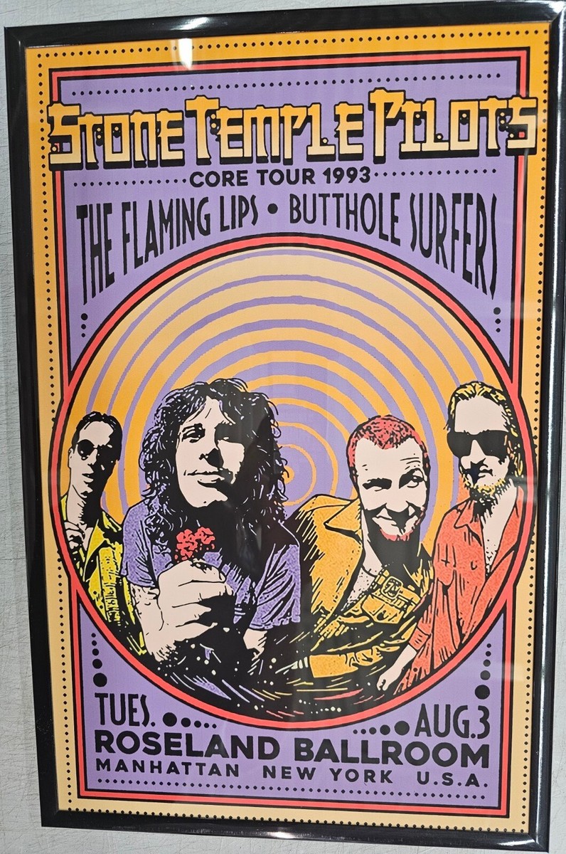 Stone Temple Pilots, Framed Concert Poster Roseland NYC | eBay
