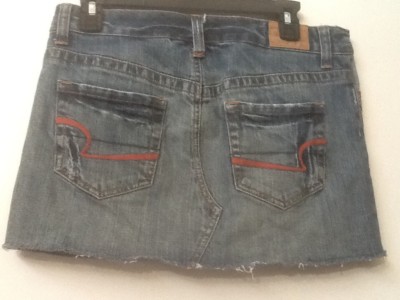Jupe En Jean American Eagle - Taille 6 - Style Mini Décontracté - Occasion Très Bon état