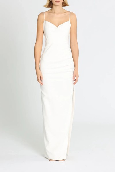 LIKELY NYC Celida White Gown Size 10 AU Wedding Bridal Cocktail Formal Preloved