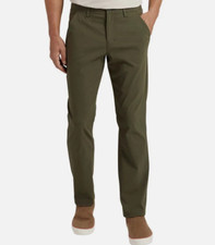 NWOT Weatherproof Vintage Mens 34x29 Regular Fit Olive Lined Canvas Work Pants