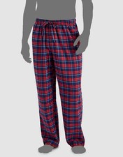  40 Club Room Men's Red/Blue Plaid Flannel Pajama Pants Size S