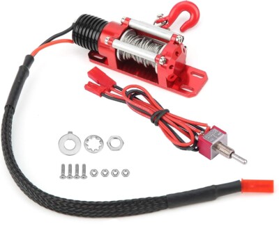 1/10 RC Crawler Wired Winch for Axial SCX10 D90 Traxxas TRX4