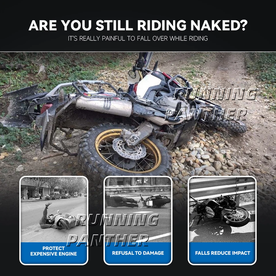 For HONDA CRF1100 CRF1100L Adventure ADV Sport Engine Guard Crash Highway Bars - Image 4 of 4