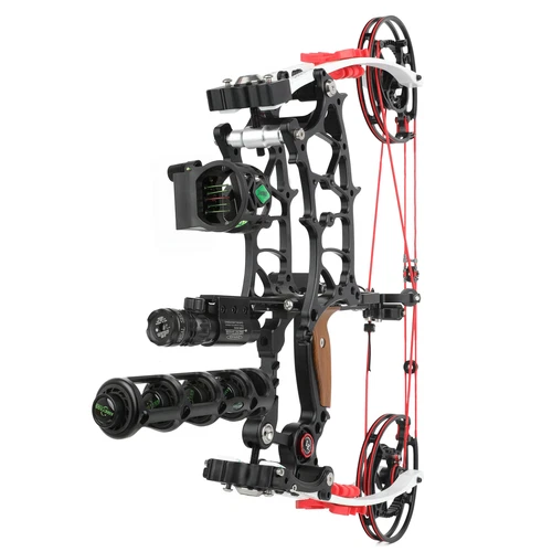 Compound Bow 30-75lbs Steel Ball Arrows set Dual-use Hunting RH LH Archery Shot - Picture 13 of 43