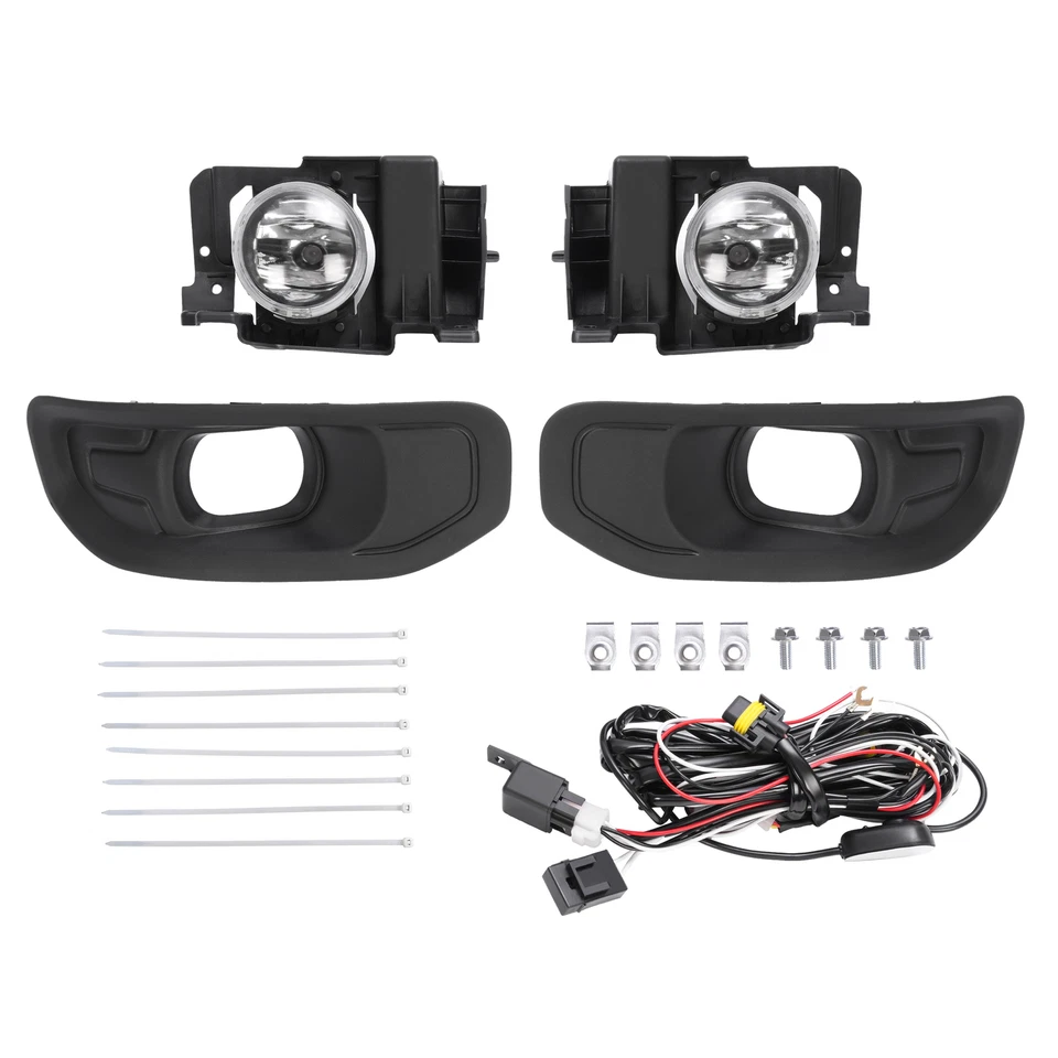 HECASA 适用于 Ram 1500 2019 - 2024 卤素防撞雾灯驾驶灯带开关 — 第 3/4 张图片