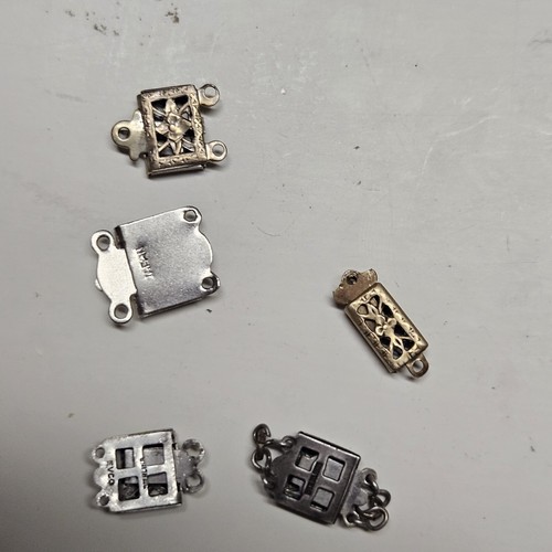 Lot: 5 Vintage and Antique Box Clasps - Picture 3 of 3