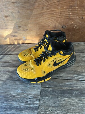Nike Air Trainer Mid Fuse Men's Del Sol Yellow Orange 407762-701 Sz 