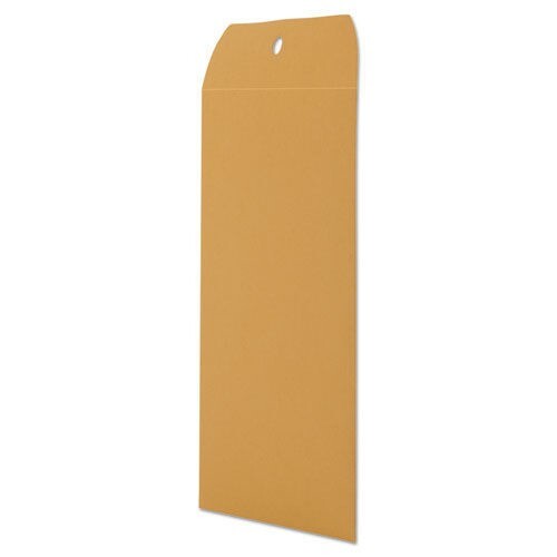 Quality Park Clasp Envelope, 9 x 12, 28lb, Brown Kraft, 250/Carton