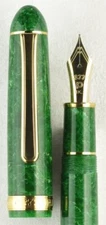 Platinum #3776 Celluloid Fountain Pen with  14K Gold Fine Nib JADE
