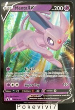 Carte Pokemon MENTALI SWSH201 PROMO Ultra Rare V Epée et Bouclier FR NEUF