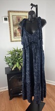 Time And Tru Womens short sleeve floral dress w/ pockets, size (XXL) Tiered