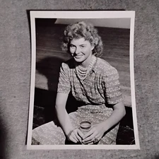 Ingrid Bergman Smiling Candid Orig 1941 6.5x8.5 Photo