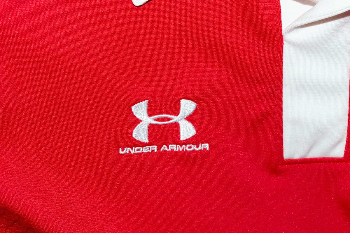 Maillot De Rugby Pays De Galles 2008/2010 - Under Armour, Taille M, Rouge