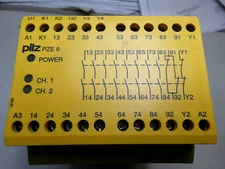 PILZ SAFETY RELAY -- 774150 -- PZE 9 24DC -- 8 x N/O and 1 x N/C -- Qty Avail