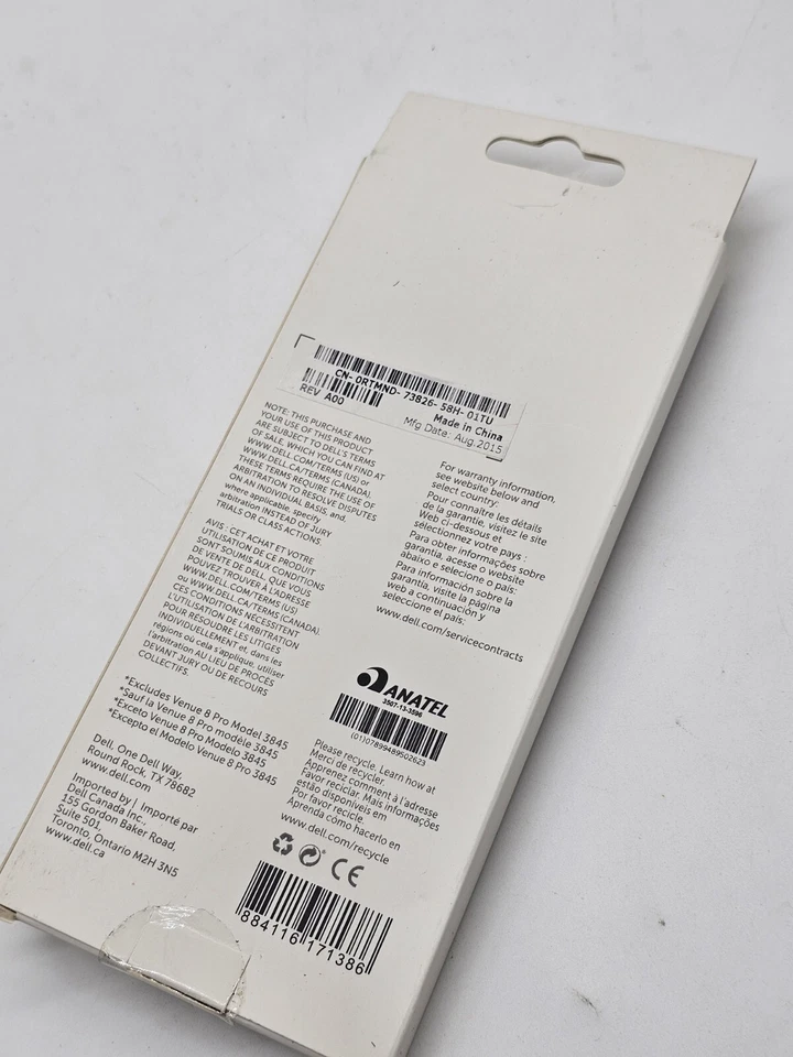 New OEM Dell Venue Pro 8 & Venue Pro 11 Active Stylus Pen Black/Silver RTMND - Image 3 of 3