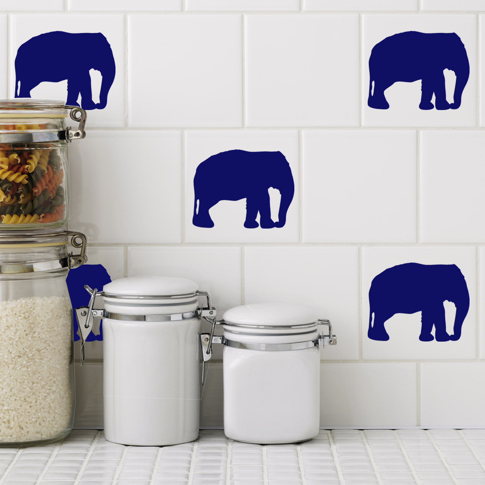 Elephant Tile Stickers Pack eBay