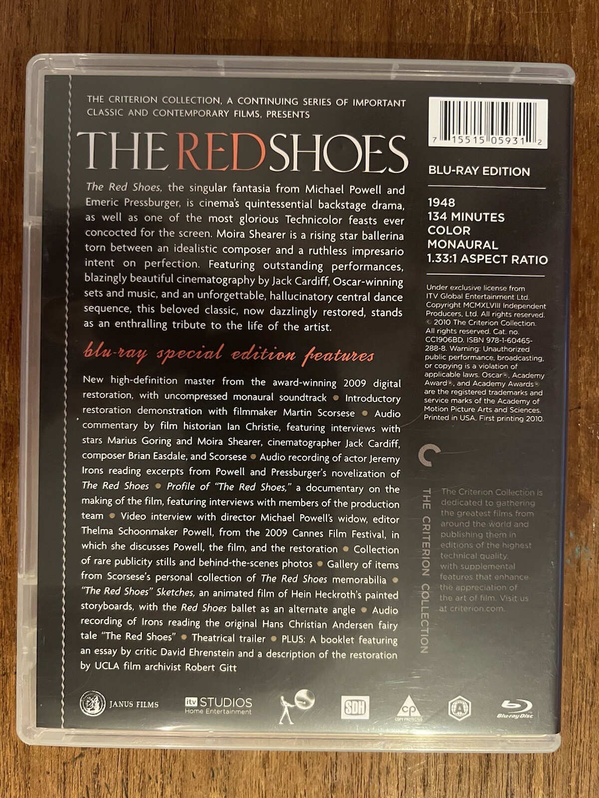 The Red Shoes (Criterion Collection) (Bluray, 1948) 715515059312 eBay