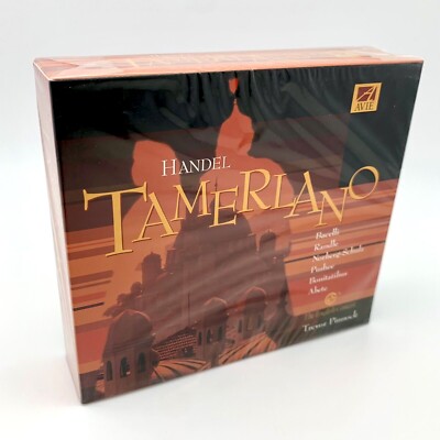 Handel TAMERLANO Pinnock Bacelli Randle Norberg-Schulz [Avie 3 CD Set] SEALED