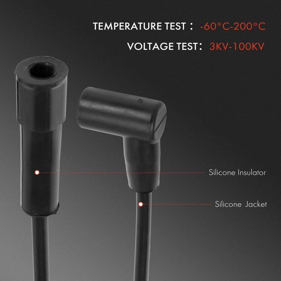 7x Juegos de cables de bujías para Buick Apollo Checker Marathon C20 Suburban GMC P25 Foto 4 de 4