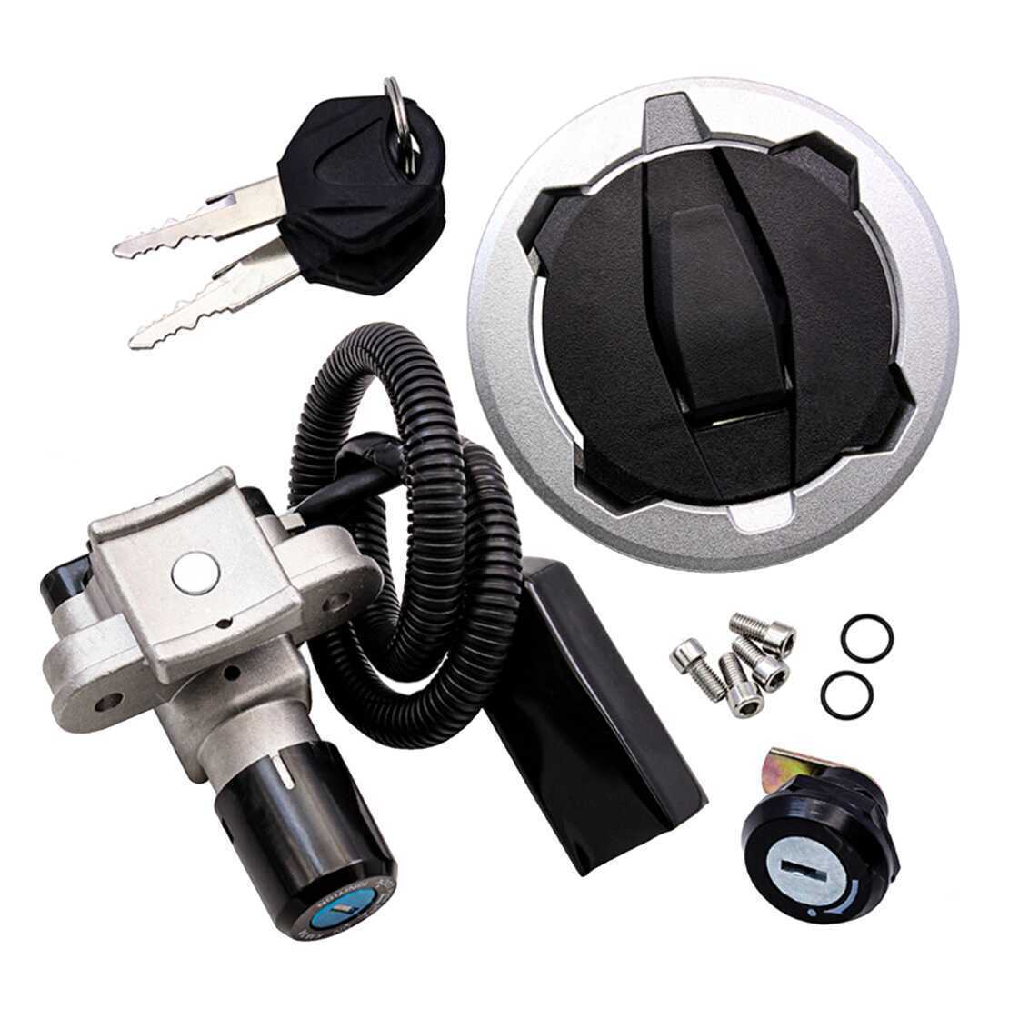 Ignition Switch Gas Cap Lock Set Key for Kawasaki KLX230 R S 2020