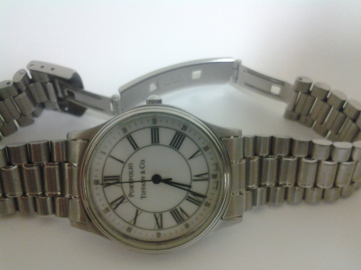 TIFFANY & CO Mens/Unisex Portfolio Stainless Steel quartz