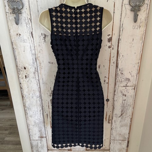 Ralph Lauren Sz. 0 Womans Black Crochet Lace Sheath Cocktail Party Classy Dress - Picture 6 of 9