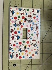 hello kitty Light switch die cut vinyl decal 115A