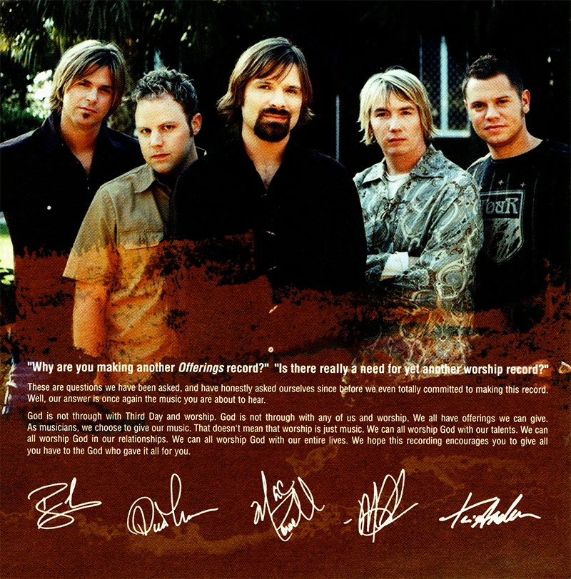 Third Day - Offerings II: All I Have To Give CD 2003 Essential Records ** NEW ** - Imagem 2 de 2