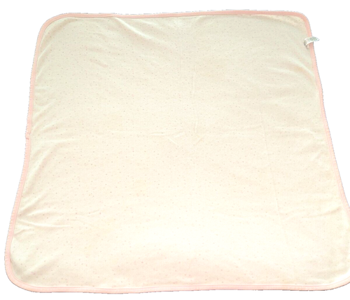 Precious First's by Carter's Cotton Infant Swaddle Blanket Pink White Floral - Picture 3 of 6