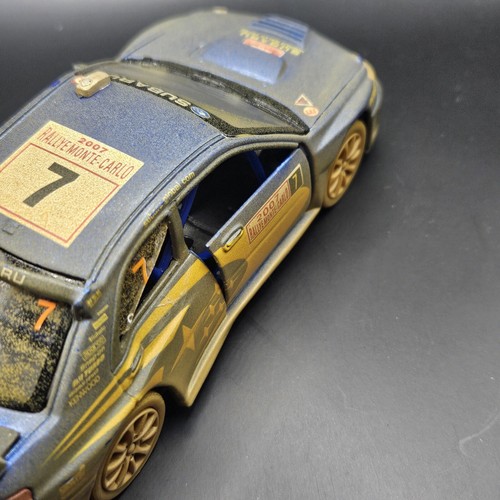 Subaru Impreza WRC 2007 Muddy - Kinsmart 2019 Diecast 1/36 CRASHED! Diorama - Picture 5 of 18