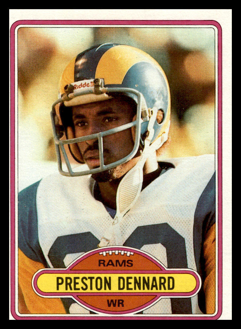 1980 Topps Preston Dennard #162 Los Angeles Rams