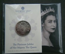 2022 BU £5 Coin Pack Platinum Jubilee of HM The Queen Brilliant Uncirculated