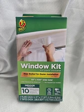 Duck Brand Window Insulation Kit - Winter Seal Kit Fits up to 10 Windows