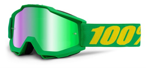 100% ACCURI MOTOCROSS MX GOGGLES MIRROR LENS enduro bike 100 PERCENT NEW - Picture 18 of 35