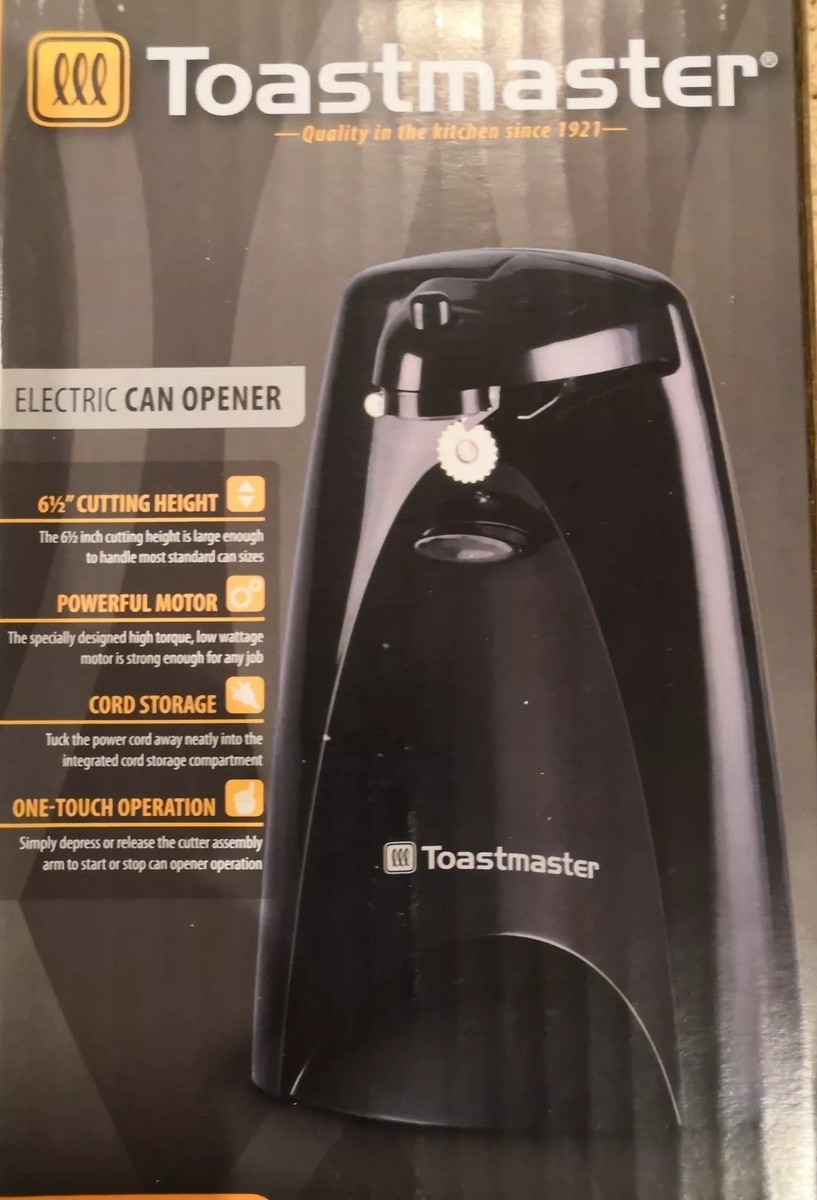 Toastmaster Electric Can Opener Black Tm-60cn for sale online | eBay