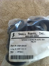 Lot of 200 EPDM O-Ring Black - 324 - Small Parts