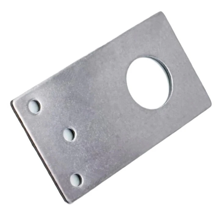 Soporte de guardabarros plano de acero inoxidable NMO 3/4 orificios montaje antena móvil tranvía 1255-F Foto 2 de 3