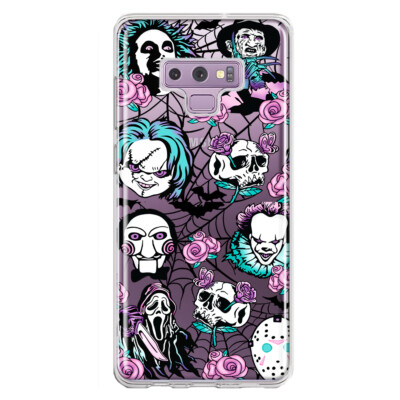 For Samsung Galaxy Note 9 Shockproof Case Roses Halloween Characters