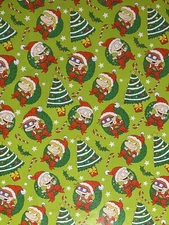 Nickelodeon RUGRATS Christmas Wrapping Paper 20 Sq Ft 90’s Cartoon Tommy Chuckie