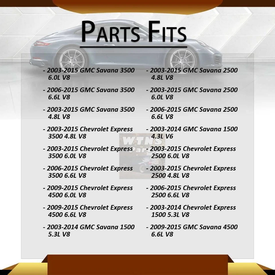 Conjunto de faros izquierdo derecho TYC 2 PIEZAS para Chevrolet Express 2500 2003-2006 4,3 L Foto 2 de 4