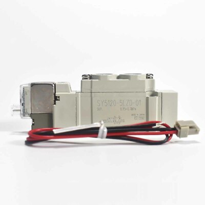 SMC SY5320-5DZ-01 Air Control Valve - Body Ported, 4-Way, 2 Solenoid