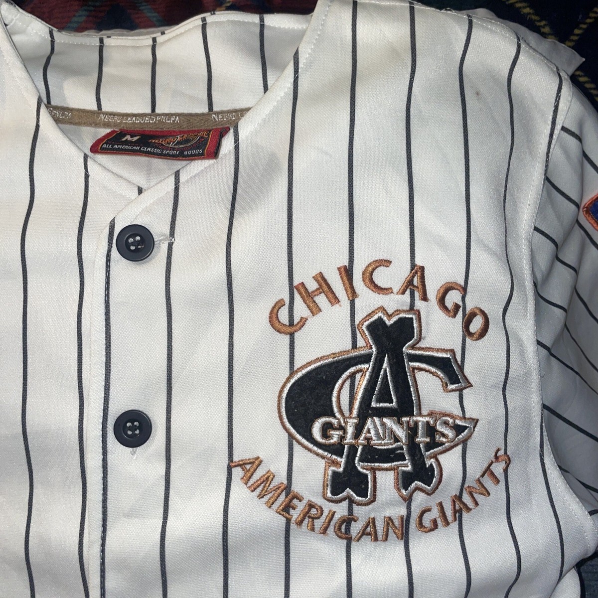 Chicago American Giants Negro League Baseball Jersey Embroidery