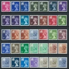 WALES W13 to W69  UNMOUNTED MINT SET OF 65 VALUES, JUST AS ISSUED