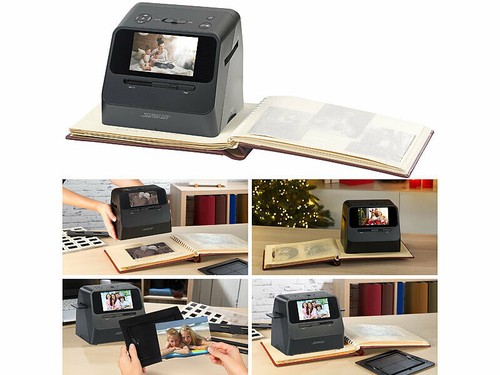 Scanner photo sans fil SD-1700 pour diapositives & négatifs 22 Mpx - Somikon - Photo 3/12