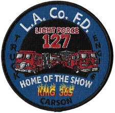 LA County Station 127 KMG 365 Round Home of the Show Emergency -- NEW Fire Patch