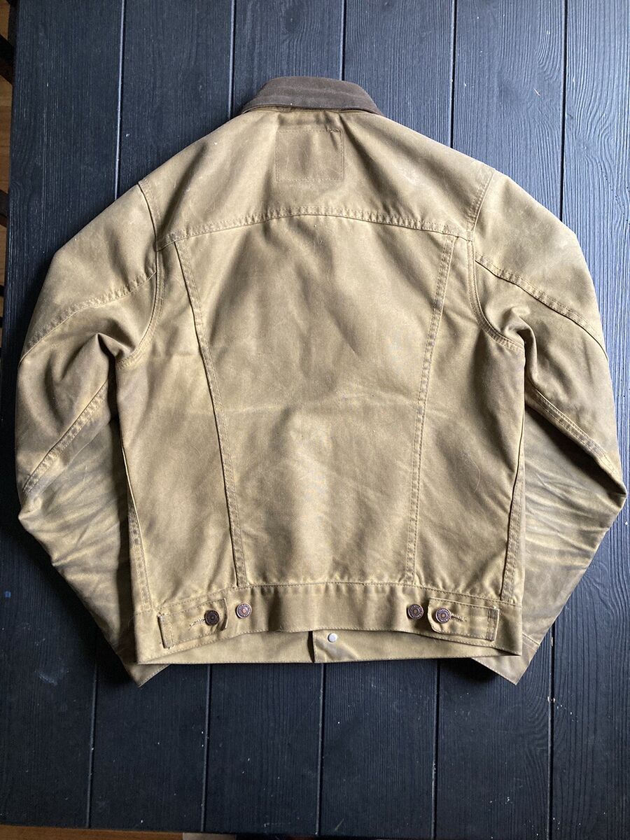 Filson x Levis trucker Jacket size Small waxed canvas | eBay Filson x Levis trucker Jacket size Small waxed canvas | eBay