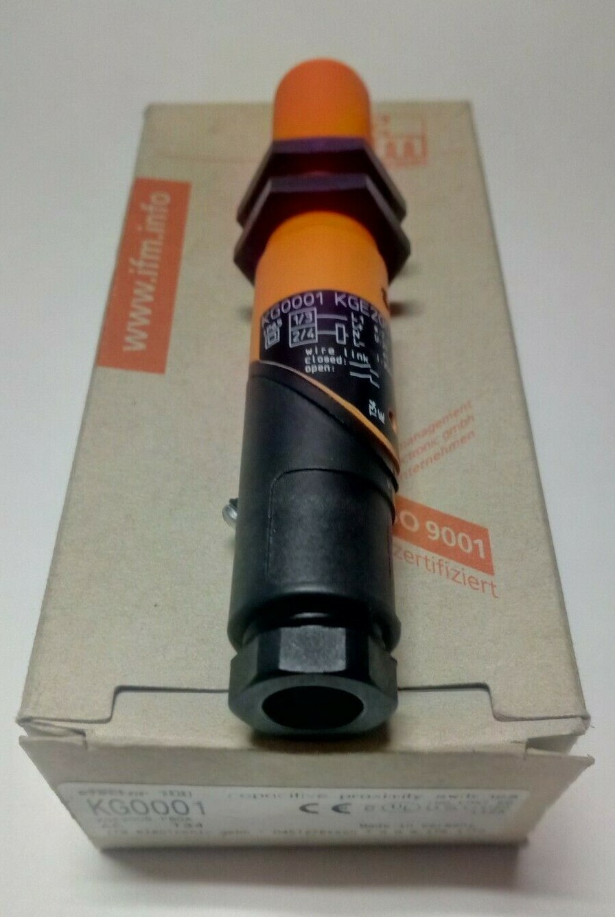 Détecteur capacitif universel IFM KG0001 KGE2008-FBOA commutable tout matériau AC DC