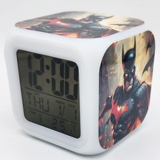 Batman 7 Farbwechsel Nachtlicht Digital Wecker #03