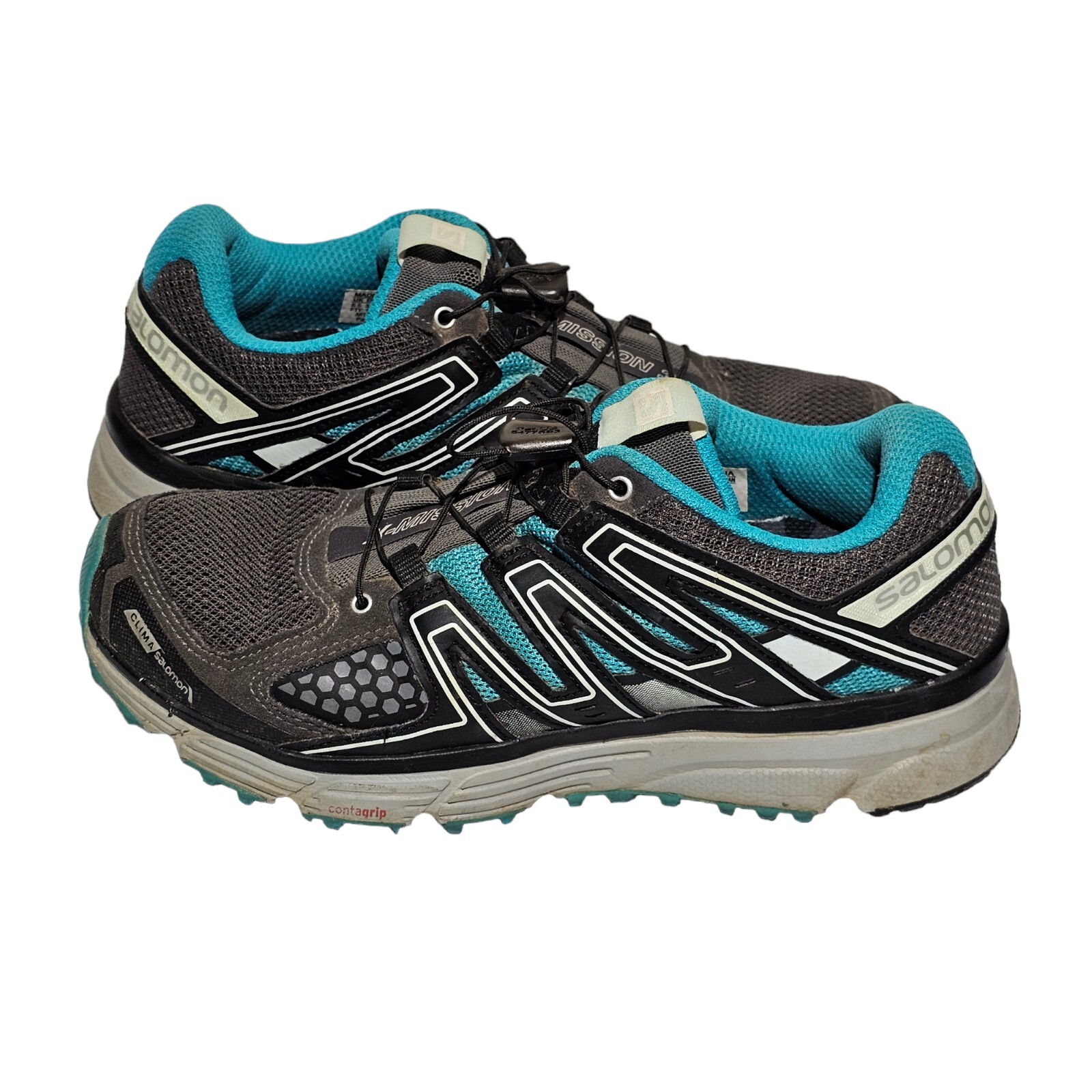 Scarpe da corsa Salomon X Mission 3 da donna taglia 7 pizzo a levetta punta rotonda atletica