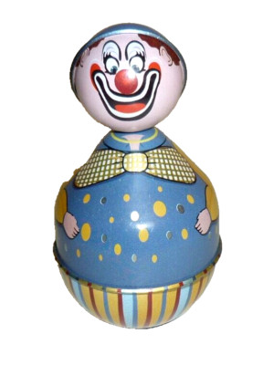 * Blechspielzeug  Stehaufmännchen ROLY POLY Clown °° Tin Toy °° Jouet en Tôle °°